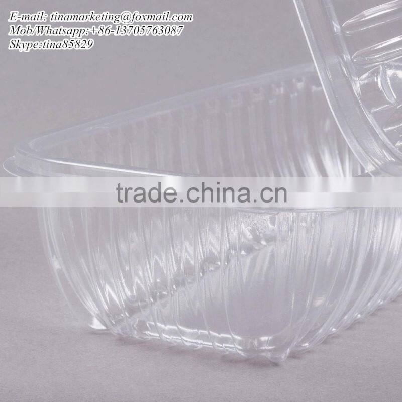 Clamshell Clear Hinged Lid Plastic Hoagie Container