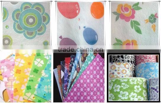 Spunbonded pp wallpaper printed fabric