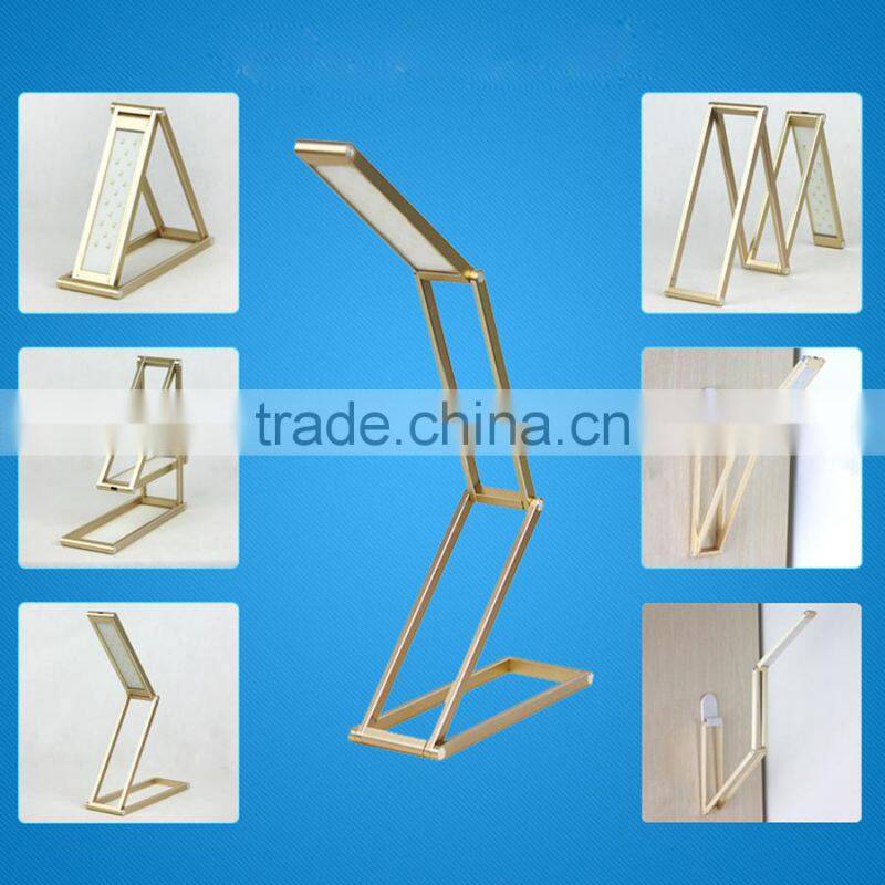 Rechargeable folding multifunction Table lamp/Led reading lamp for bed