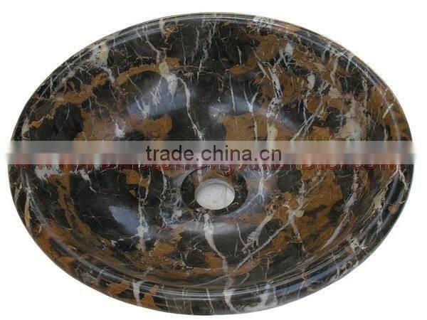 BLACK AND GOLD (MICHAELANGELO) SINKS AND BASINS