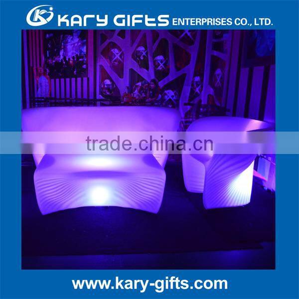 Wholesale flashing Led Sofa, Light purple Led Sofa, Modern Led Sofa