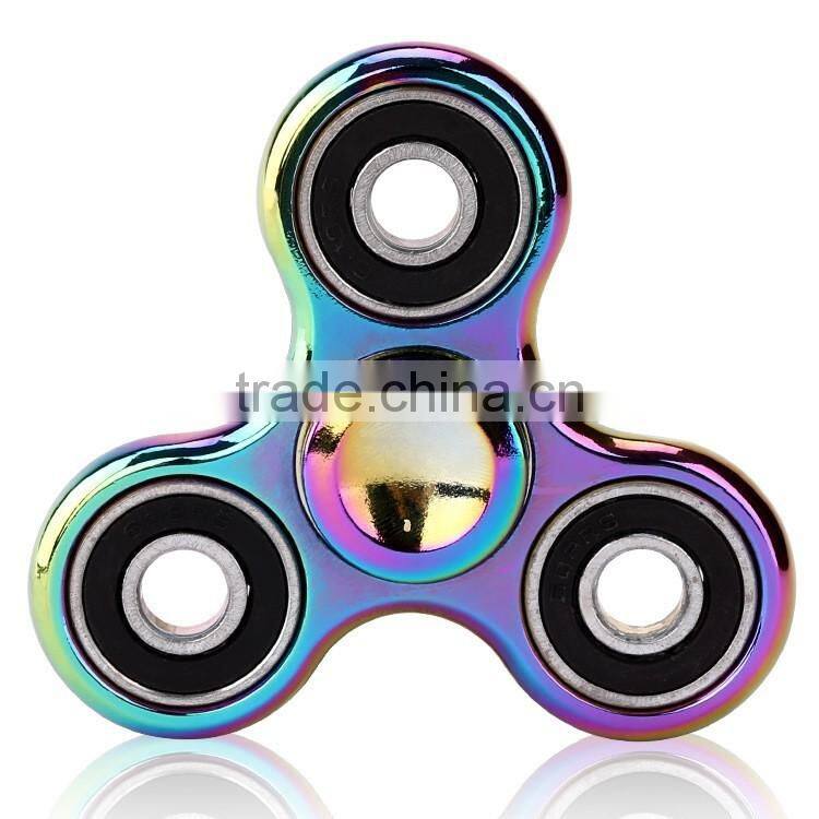 Colorful Rainbow Spinner, copper hand spinner toys wholesale