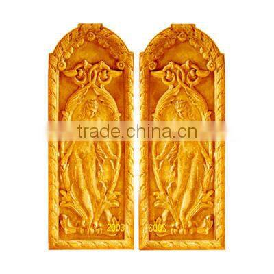 Black GRC Cement Rectangular 75*62CM Reliefs