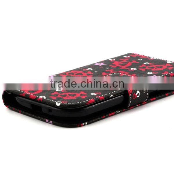 Cute Cartoon PU Leather Flip Book Stand Wallet Cover Case For Samsung Galaxy 9300