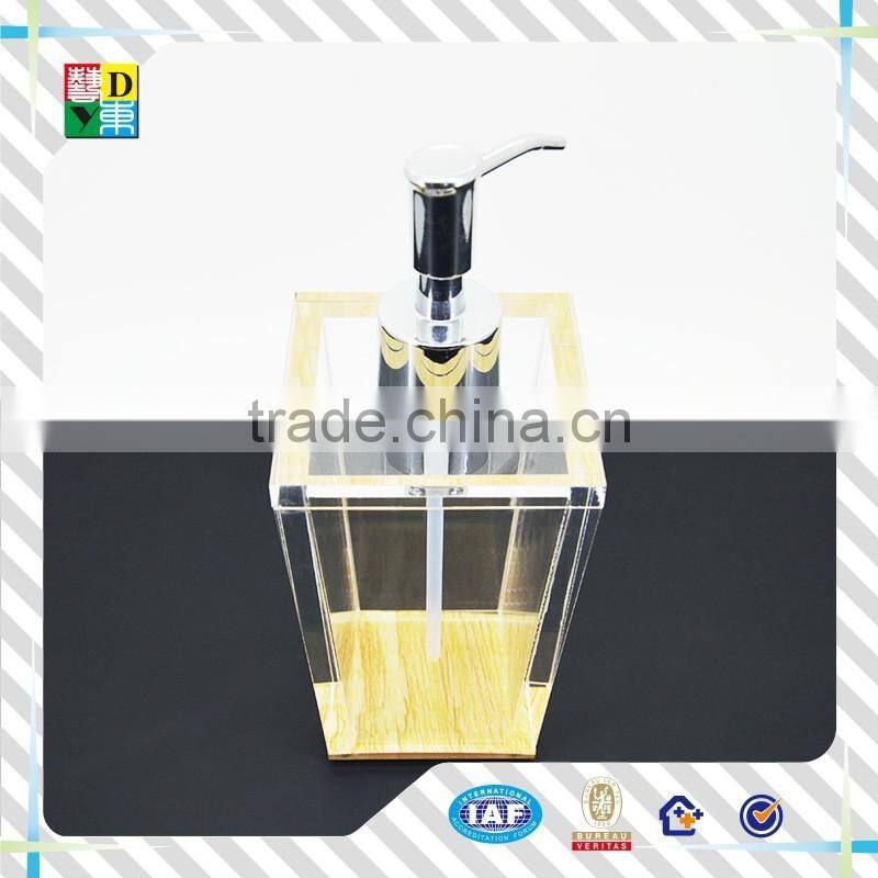 High quality clear acrylic bathroom set from China /hot sale acrylic bathroom set for hotel equipment in wholesaler price