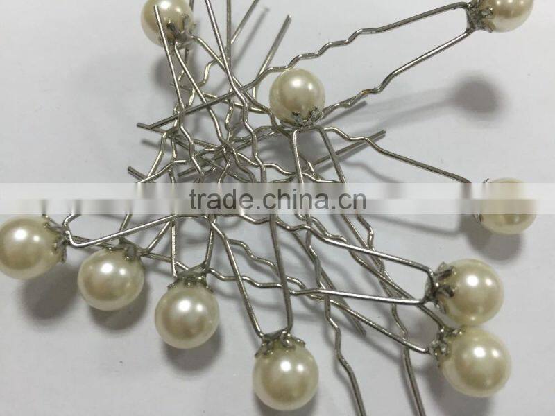 Ivory Color Pearl Hair Pins Hair Sticks Hair Clip Prom Party Wedding Bridal