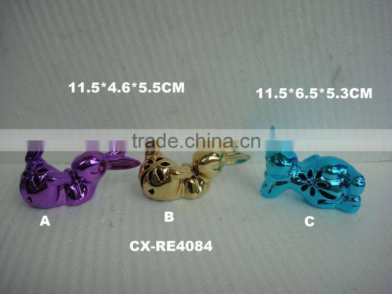 easter ceramic egg holder chicken-Ceramic Rabbit