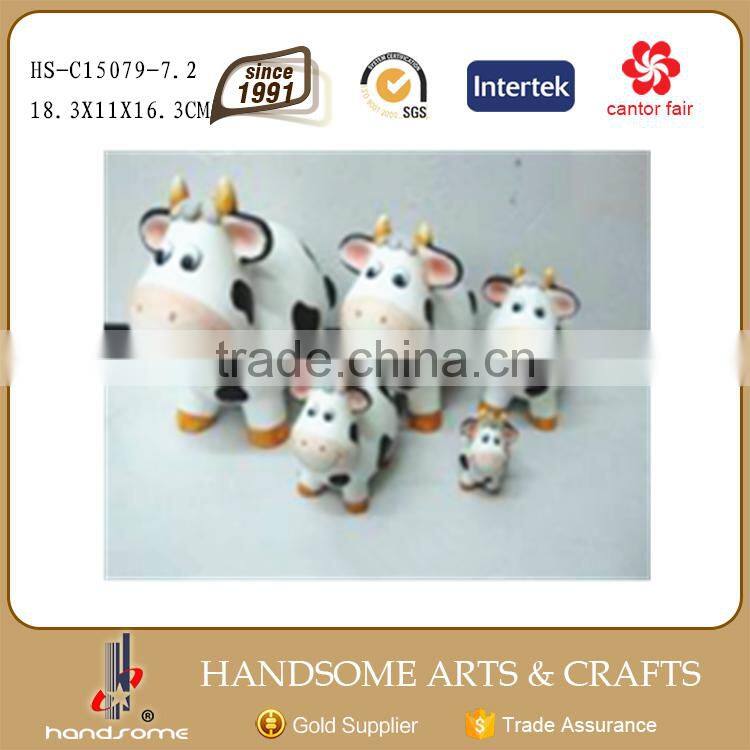 kids Gift Ceramic Cow Money Bank Coin Saving Boxes