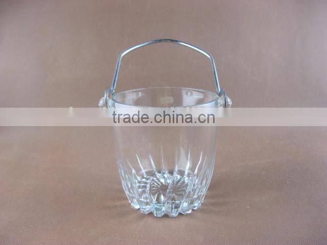 glass ice bucket,ice bucket glass