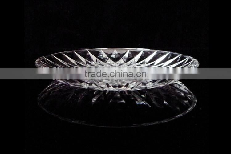 colorful glass charger plate rack set for cake pizza