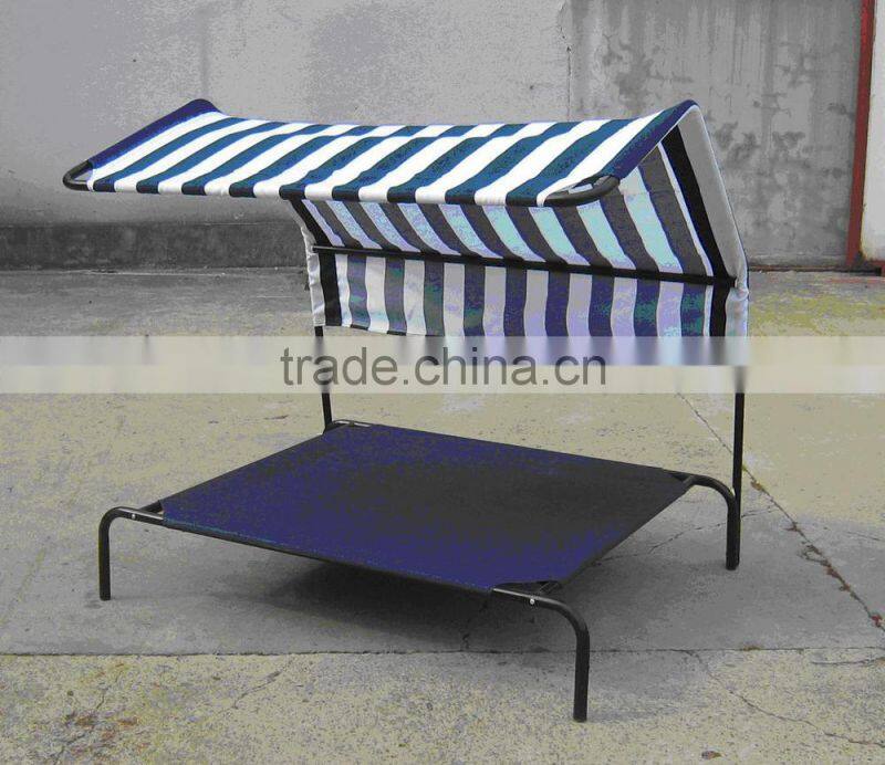metal frame outdoor dog bed with cover