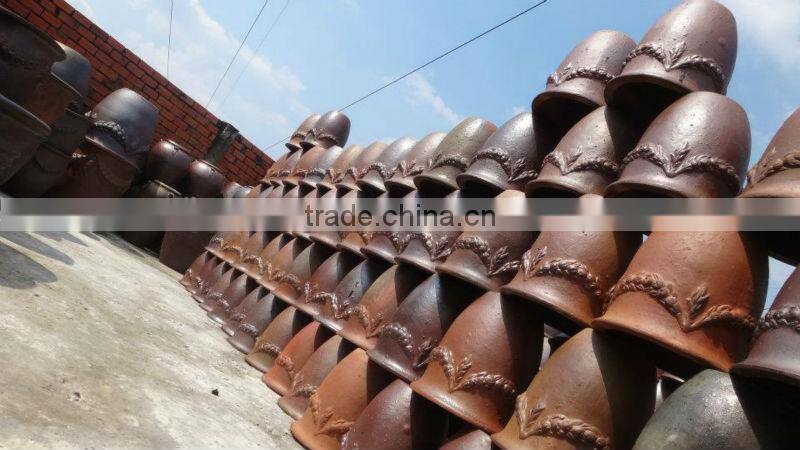 High Fired Stoneware Black-clay Planter