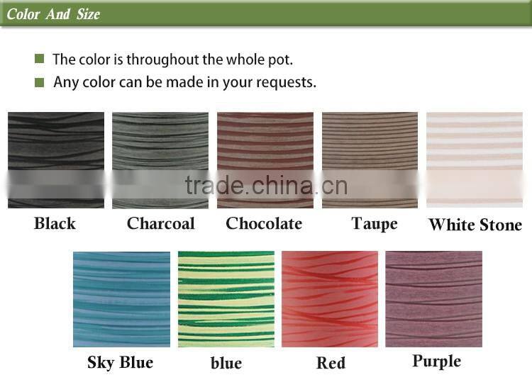 Artificial Plastic 38cm Garden Urns Flower Pot