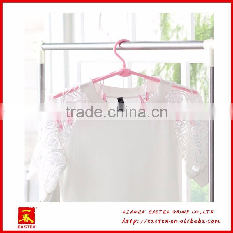 Multifunctional and adjustable folding clothes hanger rack