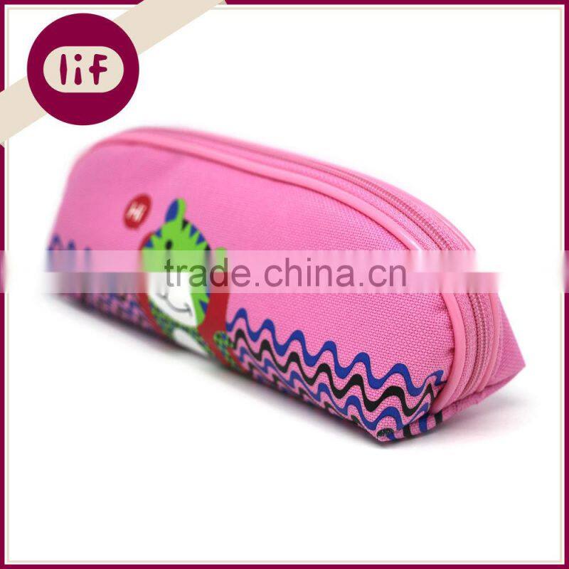 Lovely Cartoon Printing Canvas Pencil bag, Tiger Printing Pencil Bag,Canvas Pencil Bag
