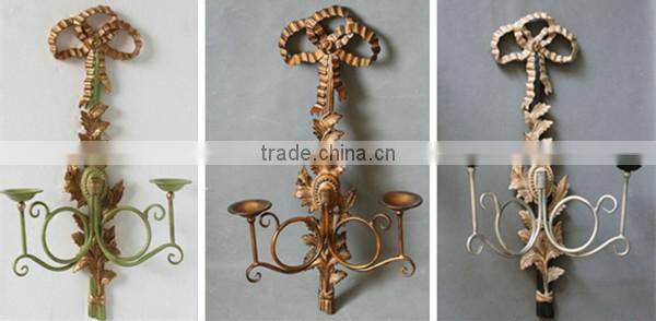 Made in China wall mounted metal candle holders