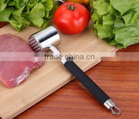 Meat Tenderizer Mallet Tool - DISHWASHER SAFE & - Manual Hammer Pounder For Tenderizing Chicken Steak Pork & Veal in Kitchen