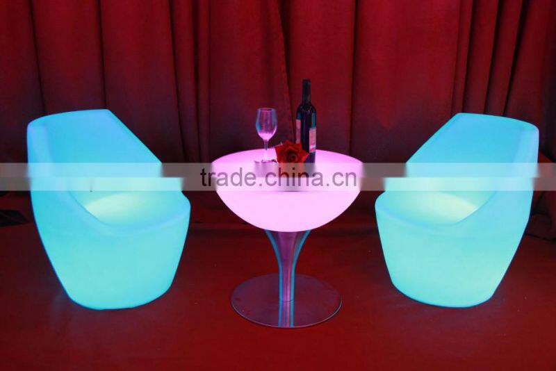 led illuminated furniture/interative bar table/nightclube furnituretable YM-LC40408