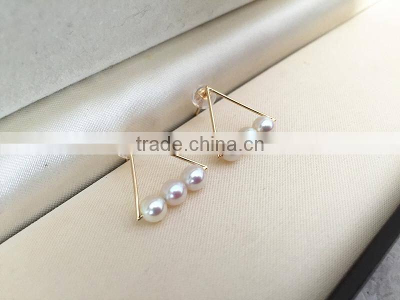 13-14 mm white south sea pearl jewelry earrings wholesale