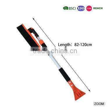 Wholesale price Snow Brush Ice Scraper With telescopic Long Handle