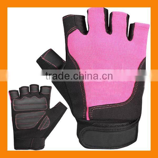 Weight Lifting Gymnastic Hand Leather Reinforced Grip Glove For Gymnastics