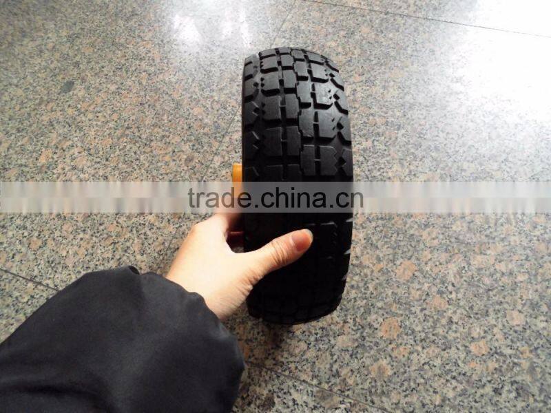 solid rubber wheel Tyre and plastic rim 3.50-8