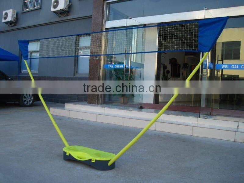 Portable badminton net equipment