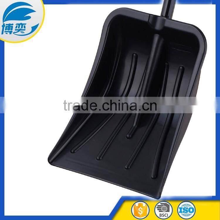 pass ROHS,BSCI Plastic telescopic snow shovel with long handle