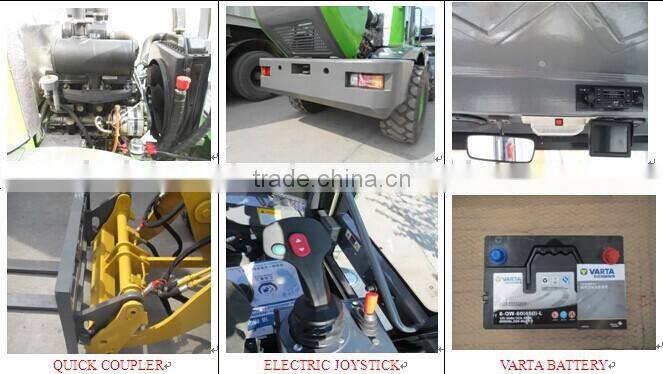 2015 hot small Rops wheel loader zl16 with CE