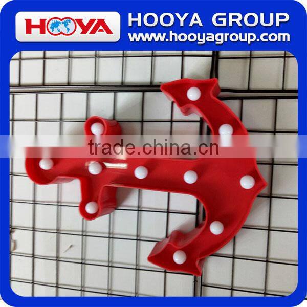 hot sale boat anchor shape marquee light made in china