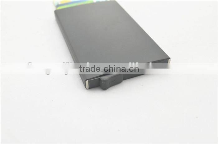 Slim Aluminum Credit Card Holder Metal RFID Protector Wallet