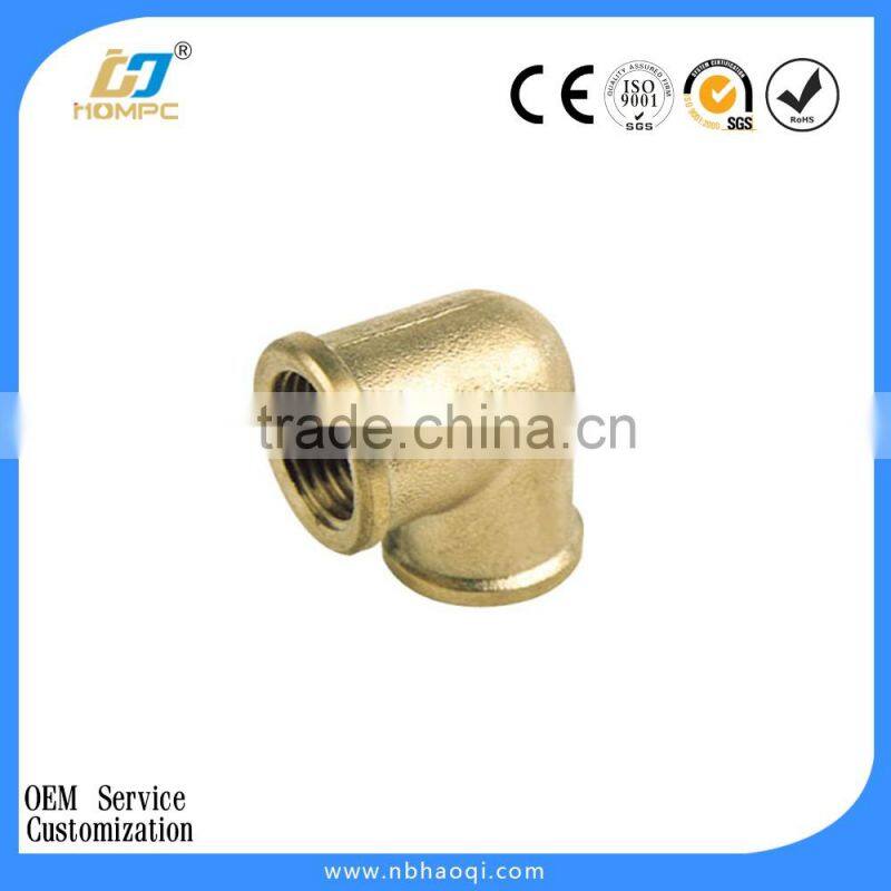 precision male & female brass elbow pipe fitting