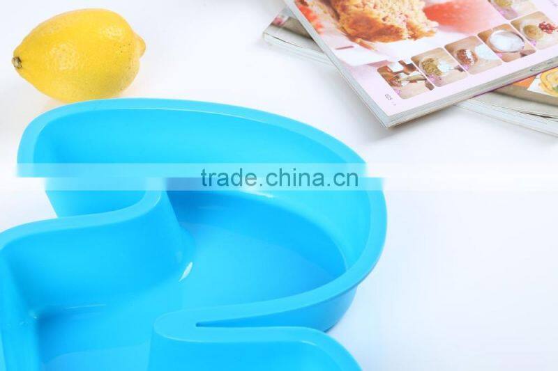 Number 5 Silicone Cake Mould Pan Tin Bakeware Baking Birthday tools