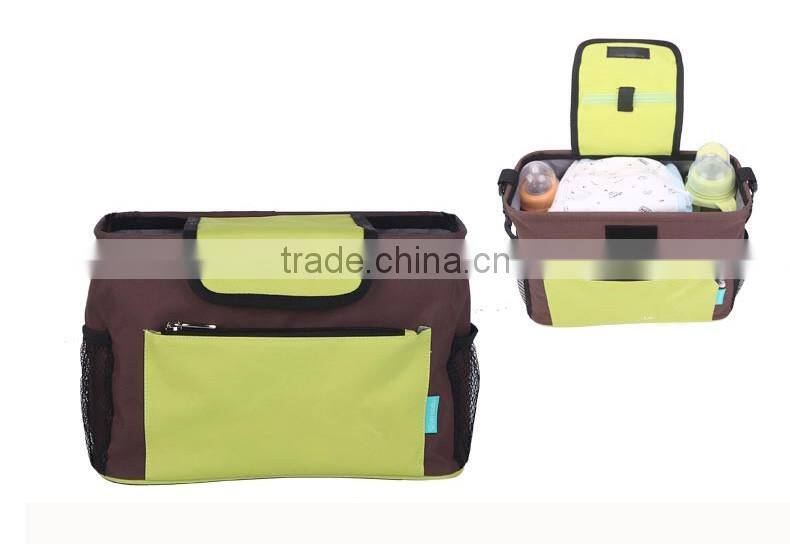 Polyester hanging troller baby organizer bag