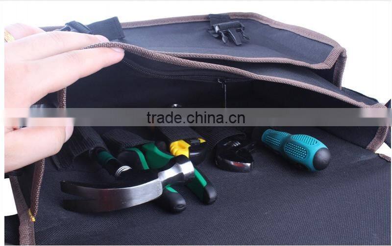 Multi-function large capacity electrician tool messenger bag