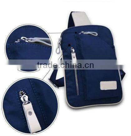 2014 popular men sling bag for business with pu