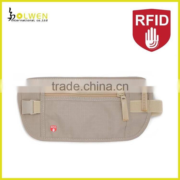 Modern Pack Luggage and Bags RFID Blocking Wallet Waist Bag
