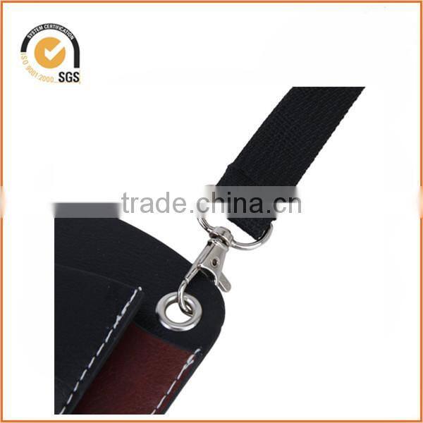 Black Artificial Leather Rivet Scissors Clips Organize Bag Hairdressing Holster Pouch Mobile Holder Case