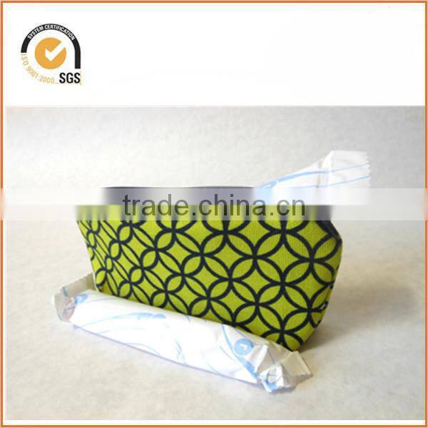 Vegan Canvas Zippered Pouch By Chiqun CQ-H01037