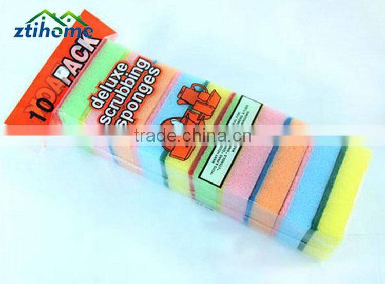 Super Thick Strong and Durable Colorful Scouring Cleaning Sponge