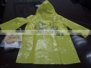 Plastic water proof rainy coat for kids or Children