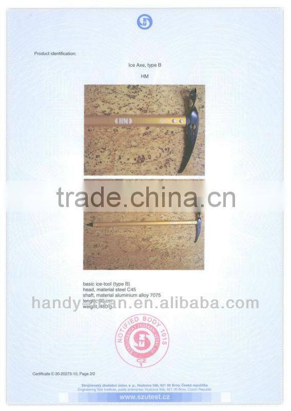 For Mountaineer Climbing Hiking With CE Certificate Ice Axes