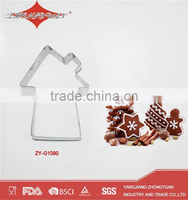 High quality flower shape stainless steel cookie cutter