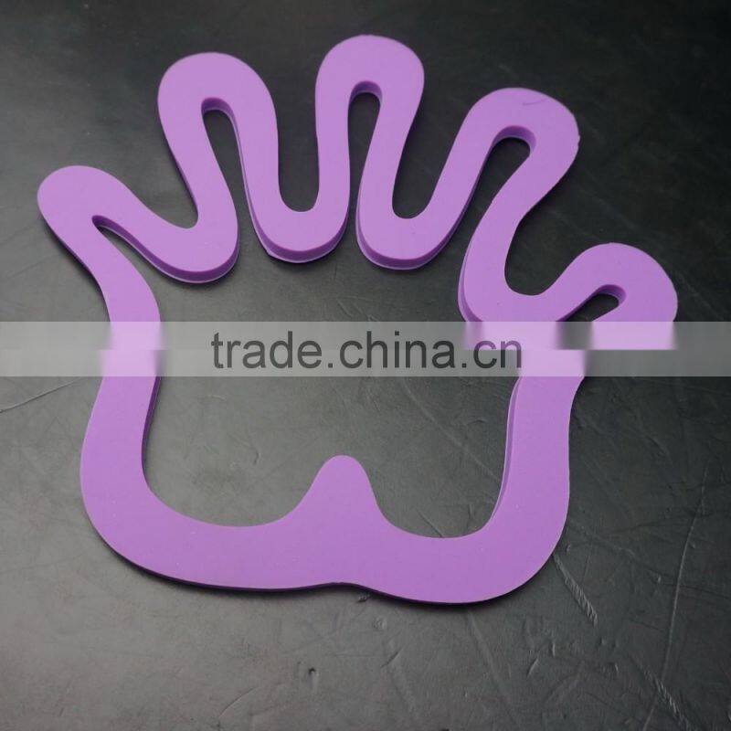 16151 hand shape silicone high temperature heat insulation mat