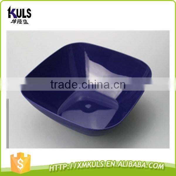 Colorful plastic Square salad bowl