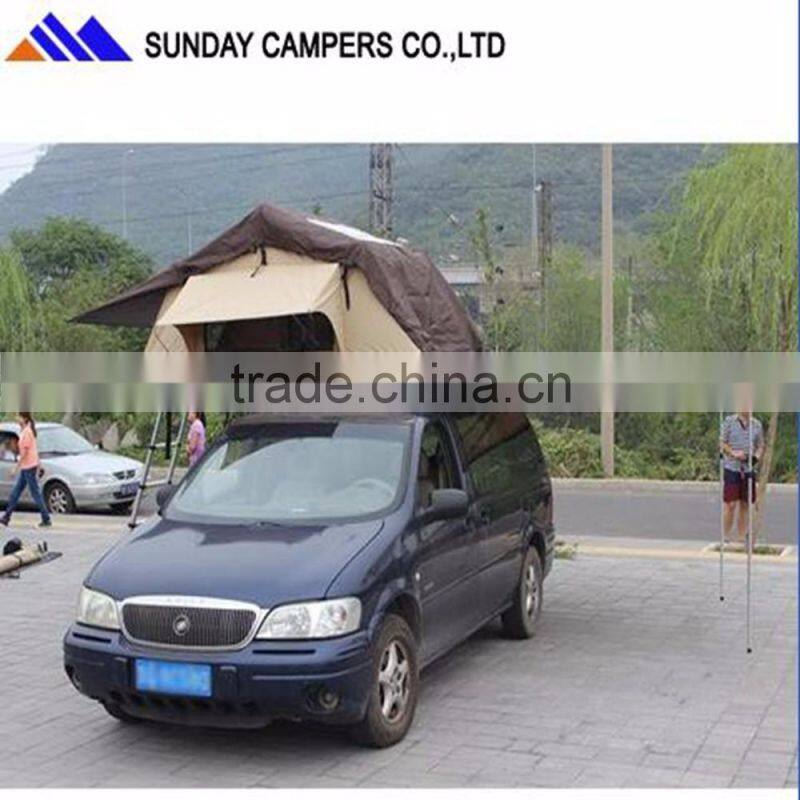New style polyester Rip-stop Car Side Awning for picnic