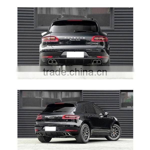sport racing dedicated exhaust catback tip for p-orsch e macan