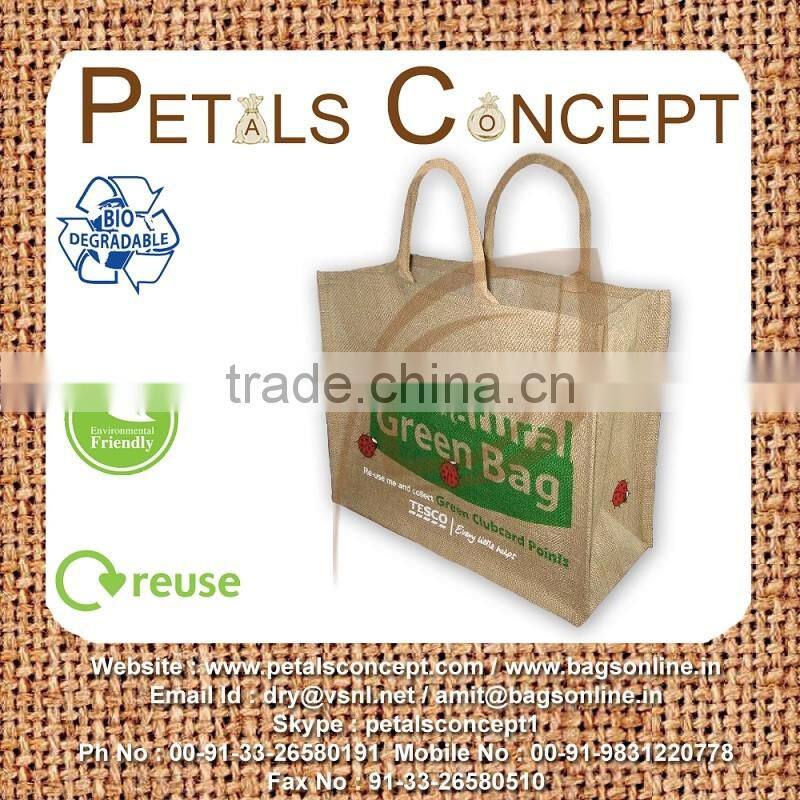 Promotional bag with rope handle