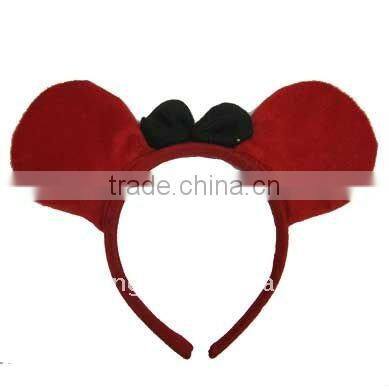 blue Girls princess party head bopper with feather