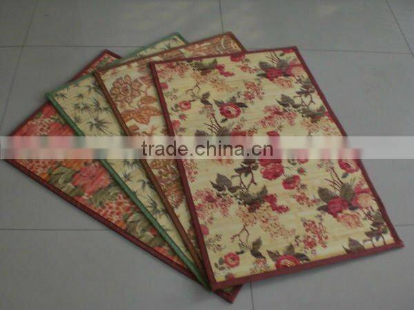 Environmental protection fashion pure bamboo weaving carpets